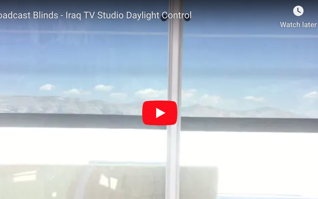 Modern Daylight Control Makes a Major Difference for Glass TV Studio in Iraq