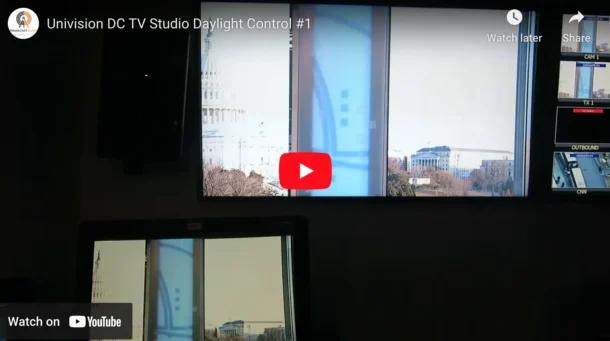 Broadcasting Studio Daylight Control - Broadcast Blinds