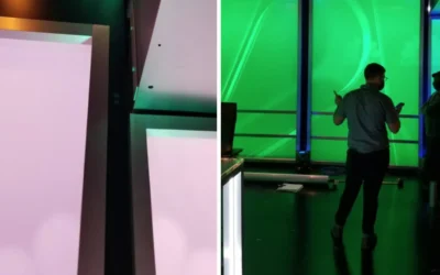 Rolling Green Screen Install Is Low-Cost, High-Impact Solution for CNBC