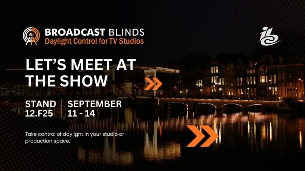 Broadcast Blinds at the show